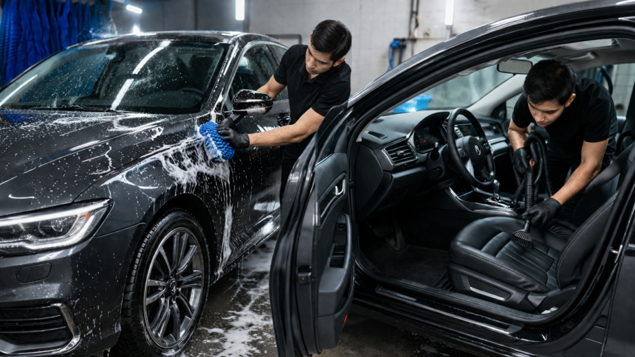 Car Wash With Interior Cleaning