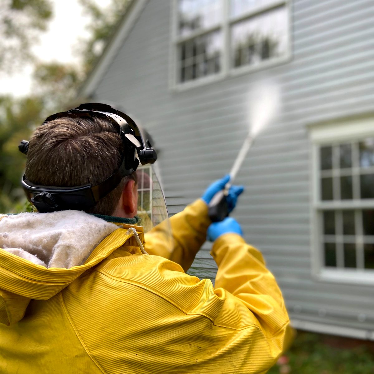 Soft washing house siding in Fairfield County, CT